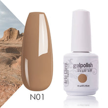Load image into Gallery viewer, Arte Clavo Nude Colors Series 15ml UV Gel Nail Polish Gel Lacquer Varnish Nail Paint Top UV LED Gel Nail Art Hybrid Soak Off