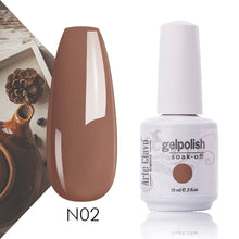 Load image into Gallery viewer, Arte Clavo Nude Colors Series 15ml UV Gel Nail Polish Gel Lacquer Varnish Nail Paint Top UV LED Gel Nail Art Hybrid Soak Off