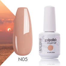 Load image into Gallery viewer, Arte Clavo Nude Colors Series 15ml UV Gel Nail Polish Gel Lacquer Varnish Nail Paint Top UV LED Gel Nail Art Hybrid Soak Off