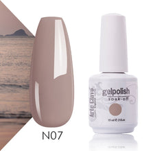 Load image into Gallery viewer, Arte Clavo Nude Colors Series 15ml UV Gel Nail Polish Gel Lacquer Varnish Nail Paint Top UV LED Gel Nail Art Hybrid Soak Off