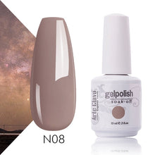Load image into Gallery viewer, Arte Clavo Nude Colors Series 15ml UV Gel Nail Polish Gel Lacquer Varnish Nail Paint Top UV LED Gel Nail Art Hybrid Soak Off