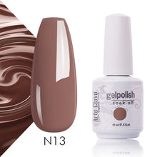 Load image into Gallery viewer, Arte Clavo Nude Colors Series 15ml UV Gel Nail Polish Gel Lacquer Varnish Nail Paint Top UV LED Gel Nail Art Hybrid Soak Off