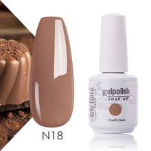 Load image into Gallery viewer, Arte Clavo Nude Colors Series 15ml UV Gel Nail Polish Gel Lacquer Varnish Nail Paint Top UV LED Gel Nail Art Hybrid Soak Off
