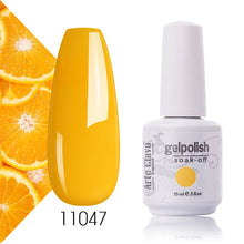 Load image into Gallery viewer, Arte Clavo Nude Colors Series 15ml UV Gel Nail Polish Gel Lacquer Varnish Nail Paint Top UV LED Gel Nail Art Hybrid Soak Off