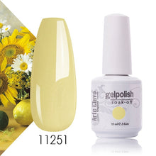 Load image into Gallery viewer, Arte Clavo Nude Colors Series 15ml UV Gel Nail Polish Gel Lacquer Varnish Nail Paint Top UV LED Gel Nail Art Hybrid Soak Off