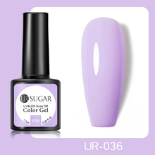 Load image into Gallery viewer, UR SUGAR 7.5ml Glitter UV Gel Nail Polish Glitter Sequins Soak Off UV Gel Varnish Colorful Nail Gel Polish DIY Nail Art Polish